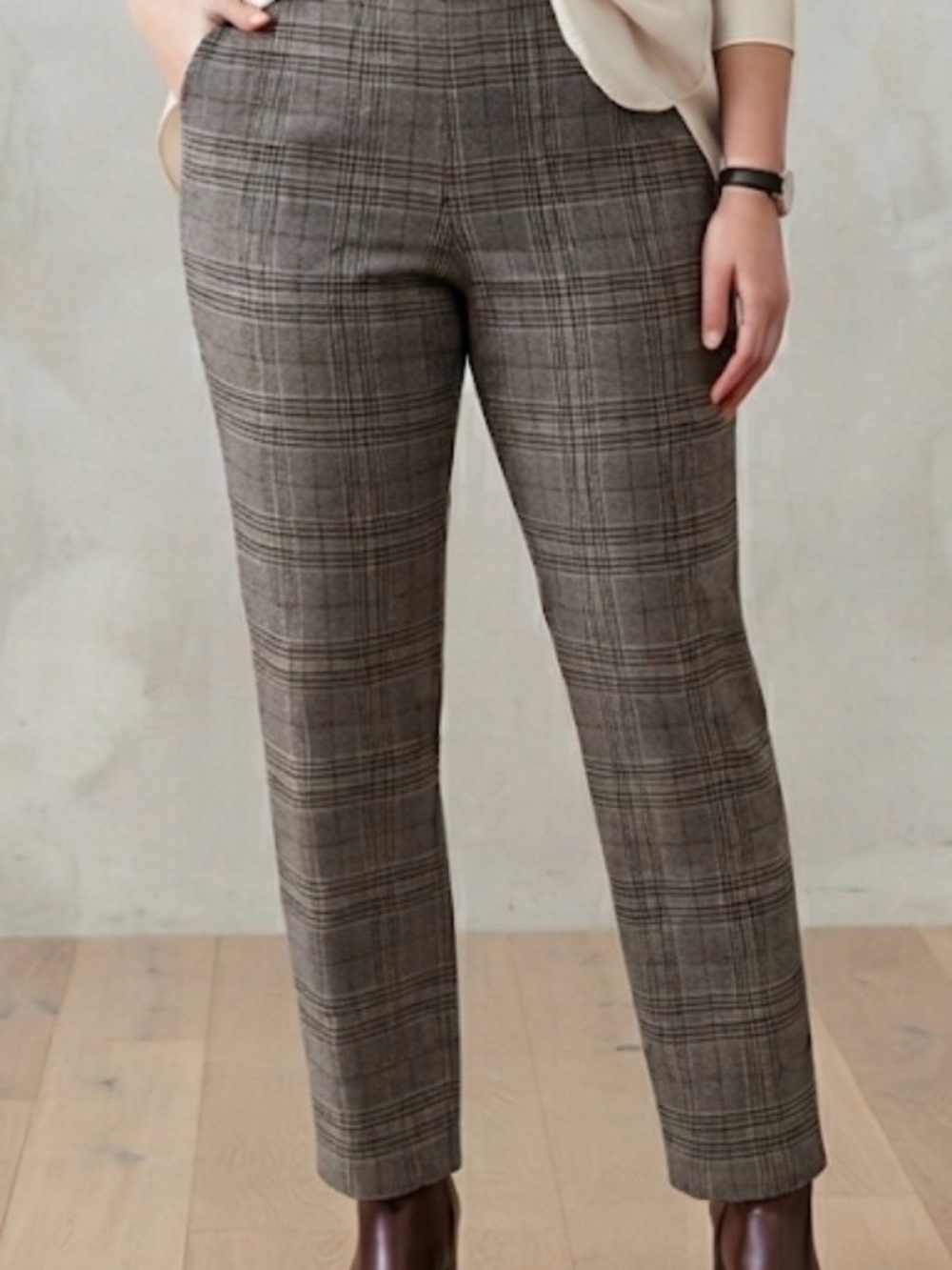 Lane Bryant Plaid Trousers - Size 14 - Classic Workwear